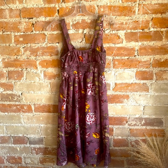 Purple floral dress - Picture 3 of 4